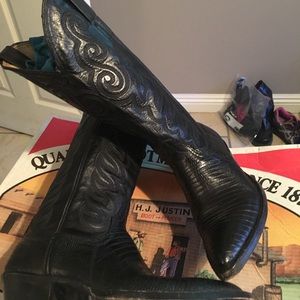 Leather Cowboy Boots